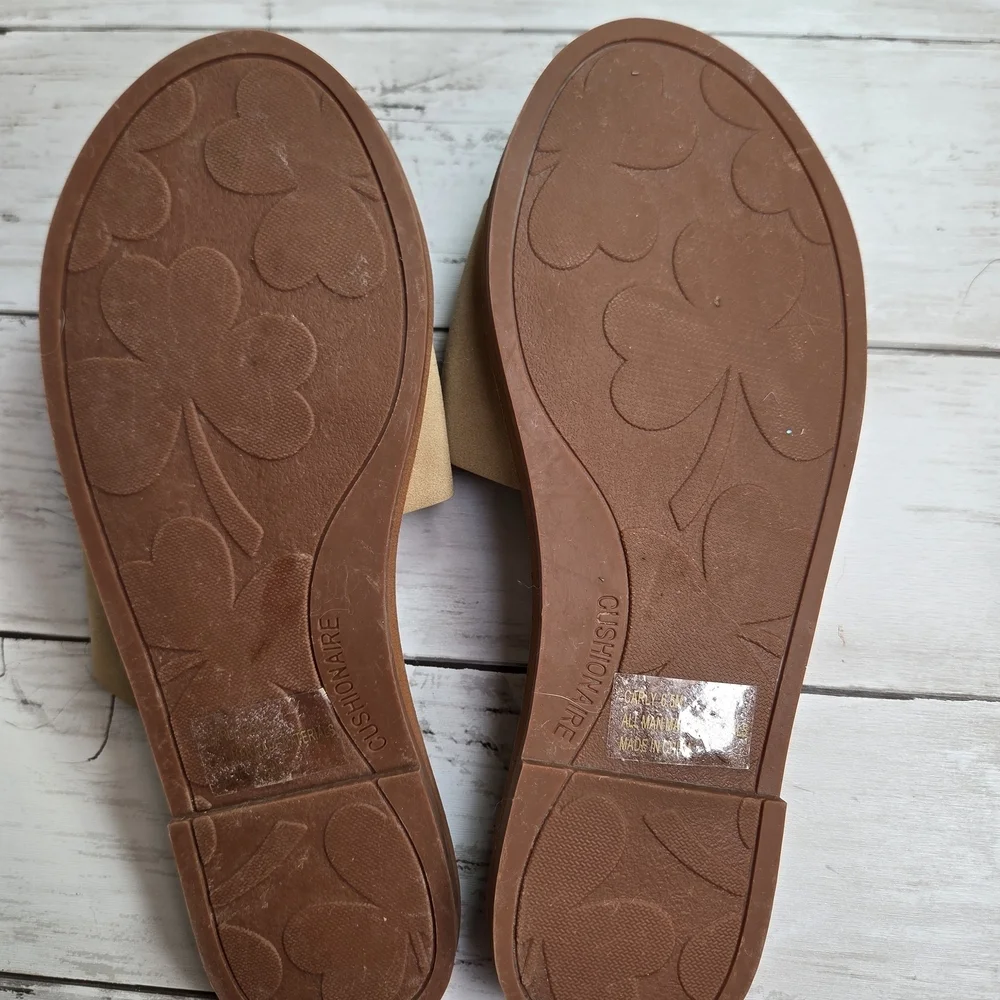 Cushionaire Carly Brown Slide Sandals